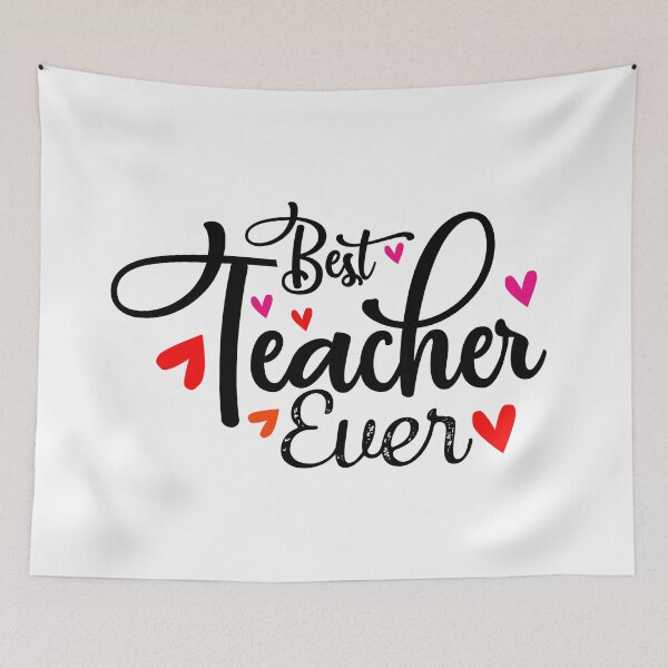 Item preview, BEST TEACHER EVER designed and sold by SticerOcean.