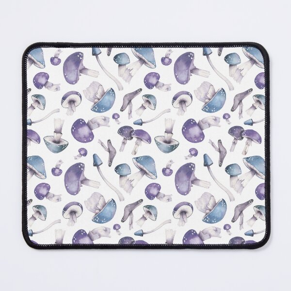 Item preview, Watercolor Mushrooms - Purple designed and sold by GinColorist.
