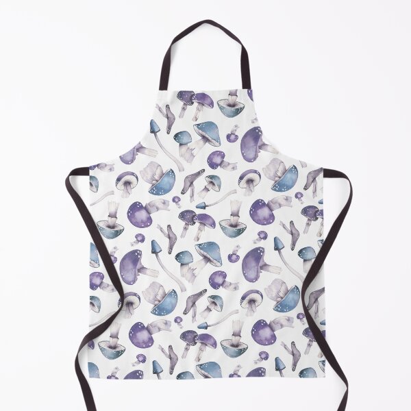 Item preview, Watercolor Mushrooms - Purple designed and sold by GinColorist.