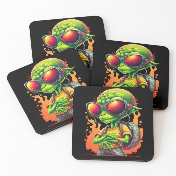 Item preview, Cool Relaxed Green Alien designed and sold by Piotrek0001.