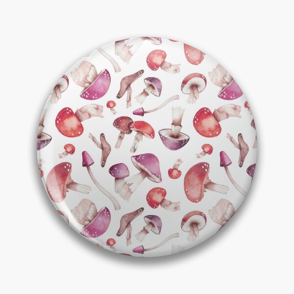 Item preview, Watercolor Mushrooms - Reds designed and sold by GinColorist.