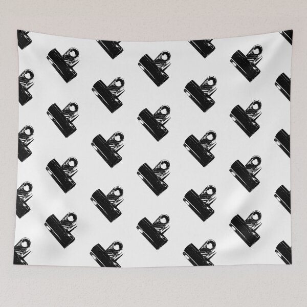 Item preview, Hey, bulldog! Binder clip - black edition designed and sold by winterwinter.