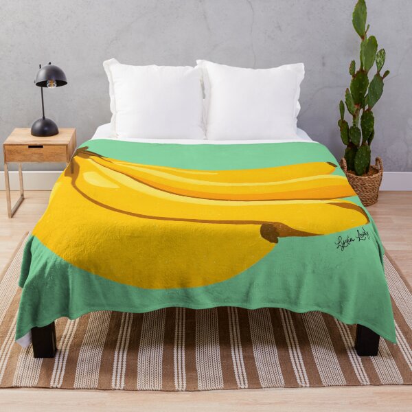 Item preview, Bananas artwork yellow- green background designed and sold by Studio Lydia Lovely.