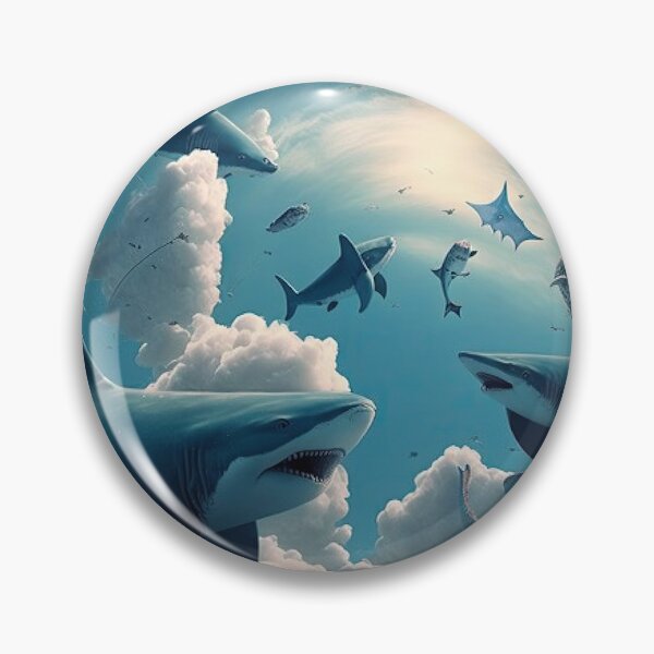 Item preview, Flying Sharks designed and sold by YourSpoty.