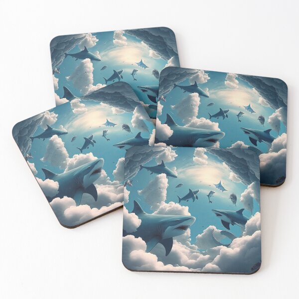 Item preview, Flying Sharks designed and sold by YourSpoty.
