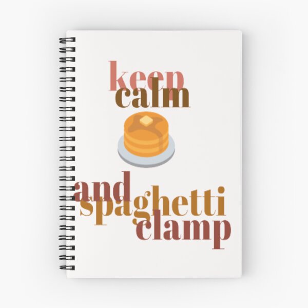 Item preview, keep calm and spaghetti clamp T-shirt designed and sold by mohamedsghiri.