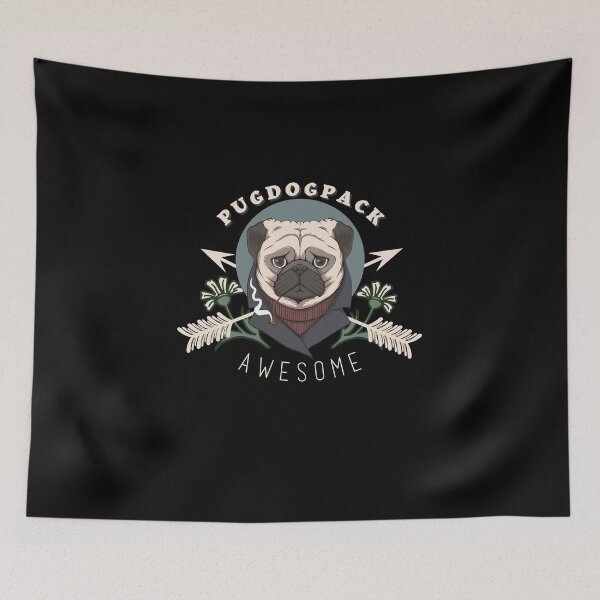 Item preview, Pugdog Pack Awesome designed and sold by SlimAwayhaha.