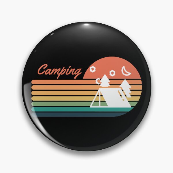 Item preview, Camping Retro Sunset designed and sold by AlpacaSmokes.