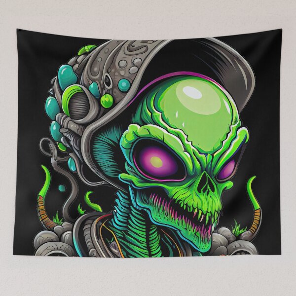 Item preview, Cool Relaxed Green Alien designed and sold by Piotrek0001.