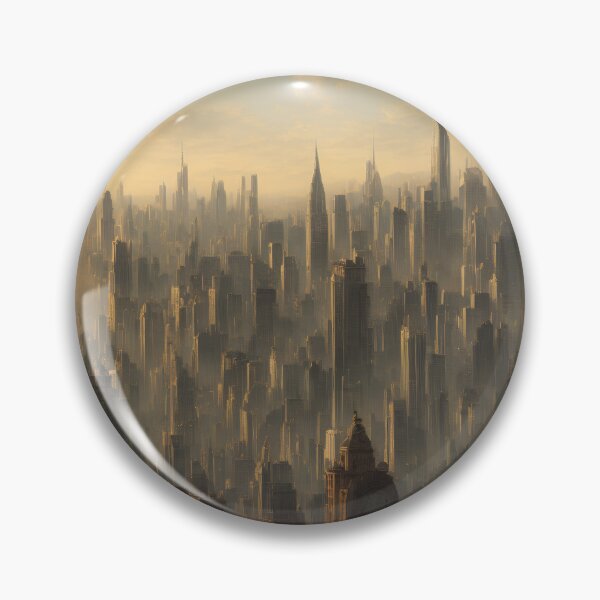 Item preview, New York futuristic city scene #3 designed and sold by Metaverse8.