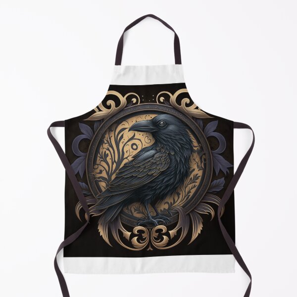 Item preview, Black fantasy pensive crow designed and sold by XCentric00.