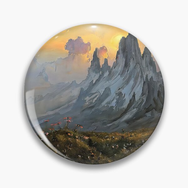 Item preview, Colorful sunset in Mountains  designed and sold by bogfl.