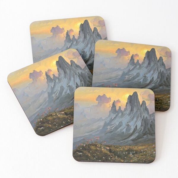 Item preview, Colorful sunset in Mountains  designed and sold by bogfl.