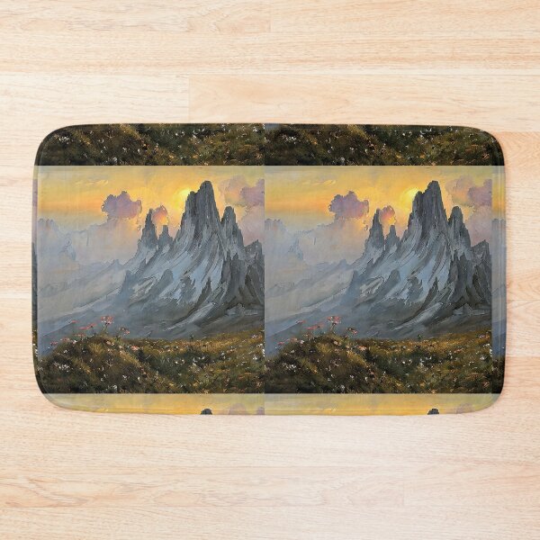 Item preview, Colorful sunset in Mountains  designed and sold by bogfl.