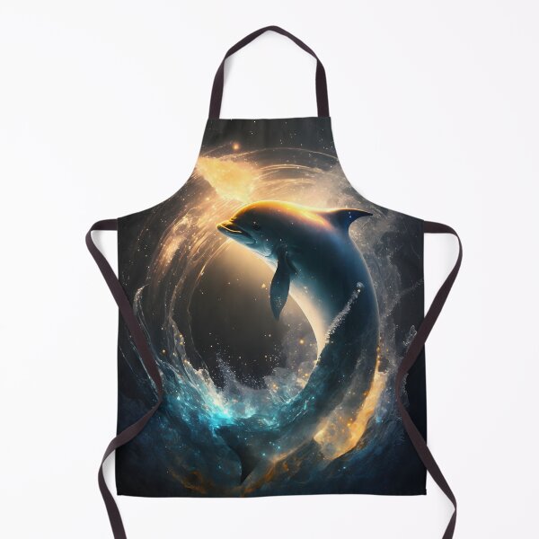 Item preview, Aquarius spirit animal Dolphin designed and sold by ArtsByAesthetic.