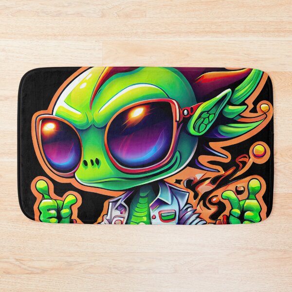 Item preview, Cool Relaxed Green Alien designed and sold by Piotrek0001.