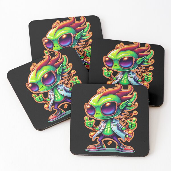 Item preview, Cool Relaxed Green Alien designed and sold by Piotrek0001.