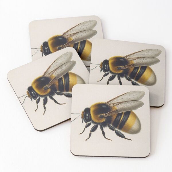 Item preview, Bumble Bee Vintage Illustration designed and sold by WalterWhatFace.