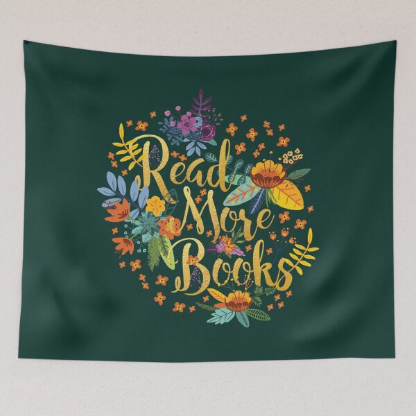 Item preview, Read More Books  Floral Gold392 designed and sold by Vincennmxs.