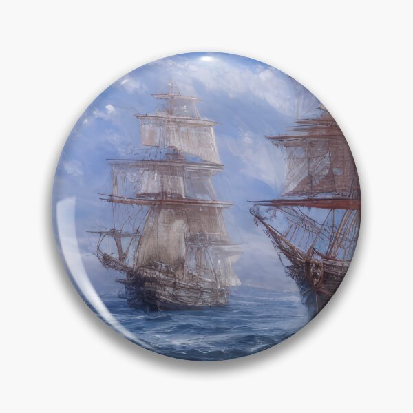 Item preview, Painting of vessels in the sea designed and sold by pietrofoto.