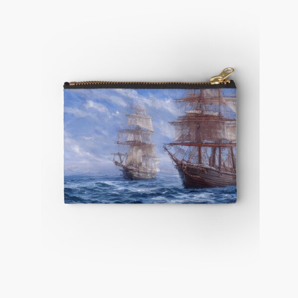 Item preview, Painting of vessels in the sea designed and sold by pietrofoto.