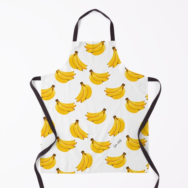 Artikelvorschau, Bananas pattern yellow- white background entworfen und verkauft von Studio Lydia  Lovely.