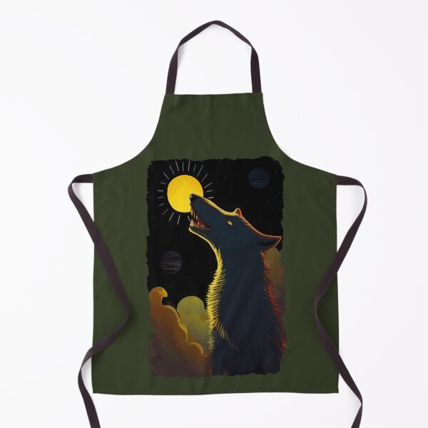 Item preview, Wolf swallowing the sun (#03) designed and sold by SolidEarthArt.
