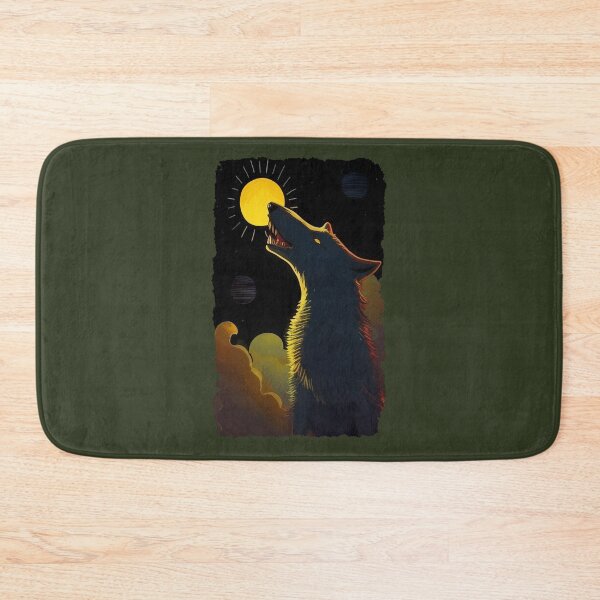 Item preview, Wolf swallowing the sun (#03) designed and sold by SolidEarthArt.