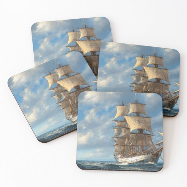Item preview, Painting of a vessel in a sea designed and sold by pietrofoto.