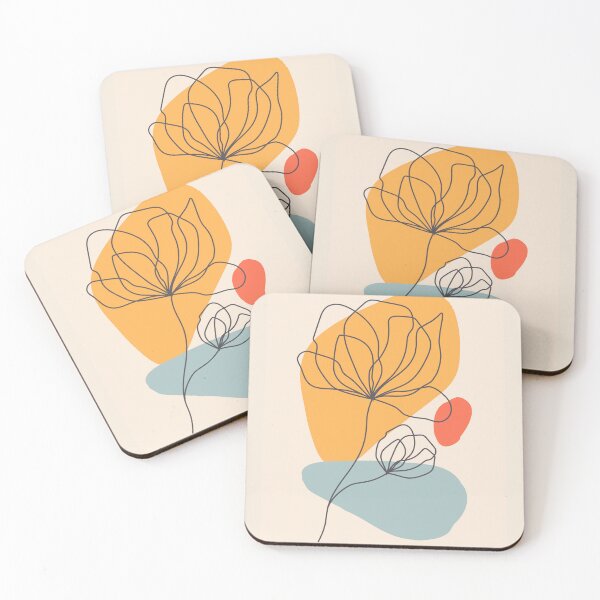 Item preview, Abstract botanical balance shapes - Part 1 designed and sold by Quotabletees.