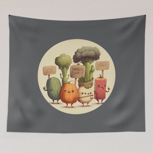 Item preview, vegetable revolt designed and sold by Jujulagrande.