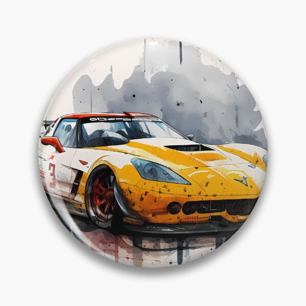 Item preview, High-Speed Thrill: Corvette Racing in Watercolor designed and sold by AOK-DESIGN.