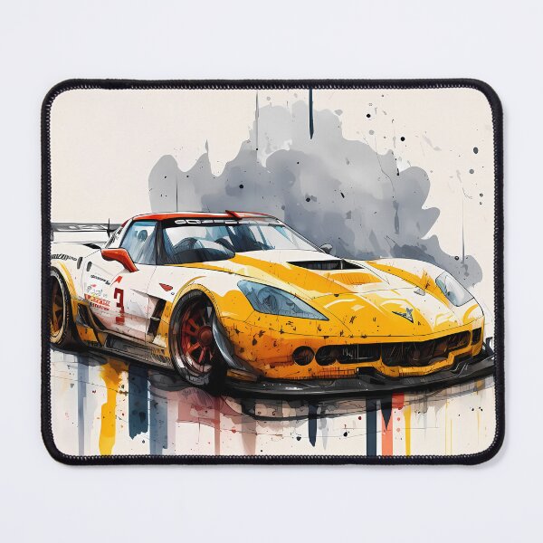 Item preview, High-Speed Thrill: Corvette Racing in Watercolor designed and sold by AOK-DESIGN.