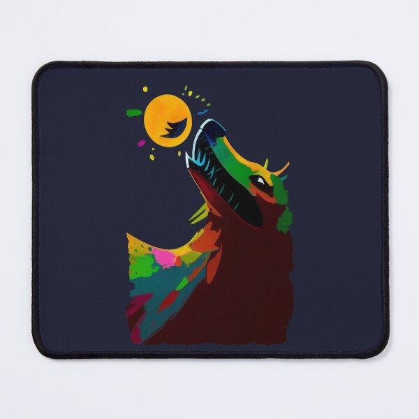 Item preview, Wolf swallowing the sun (#05) designed and sold by SolidEarthArt.