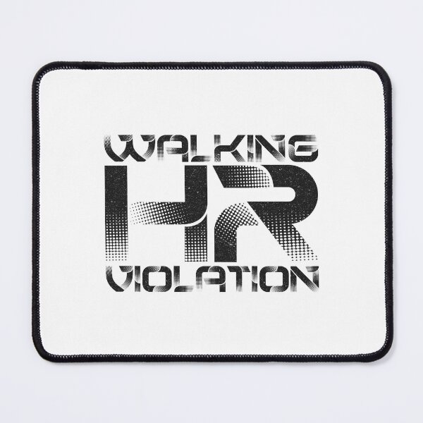 Item preview, Walking HR Violation Offensive Funny - Vintage Black Text designed and sold by Whimsical Thinker.