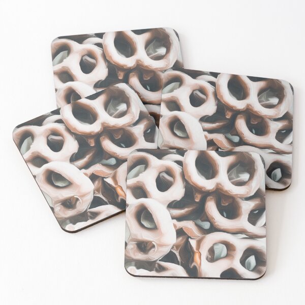 Item preview, Chocolate Covered Pretzels | Digital Art Painting designed and sold by Jacqueline Elise.