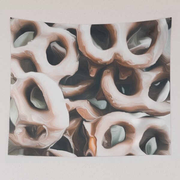 Item preview, Chocolate Covered Pretzels | Digital Art Painting designed and sold by Jacqueline Elise.