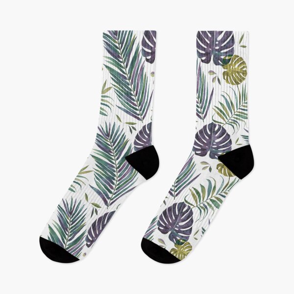 Item preview, Tropical Paradise Purple with Green designed and sold by GinColorist.