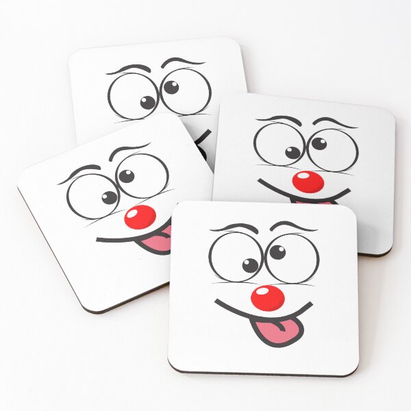 Item preview, Cartoon face with red nose  designed and sold by ardianSZ-studio.