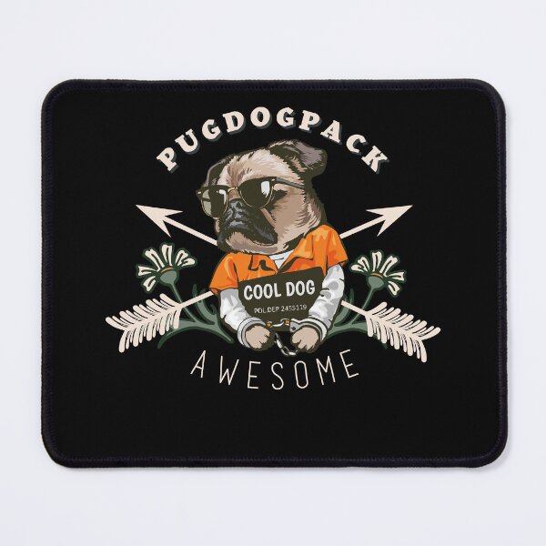 Item preview, Pugdog Pack Awesome(style 2) designed and sold by SlimAwayhaha.