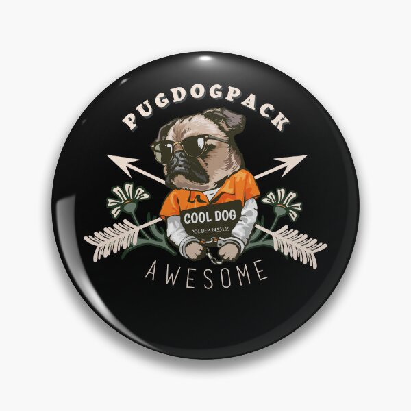 Item preview, Pugdog Pack Awesome(style 2) designed and sold by SlimAwayhaha.