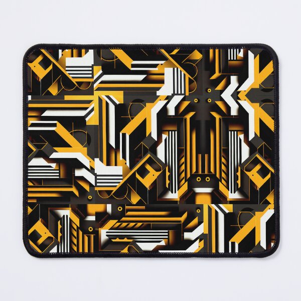 Item preview, Futuristic Blocks Seamless Geek Pattern designed and sold by BluePlanet.