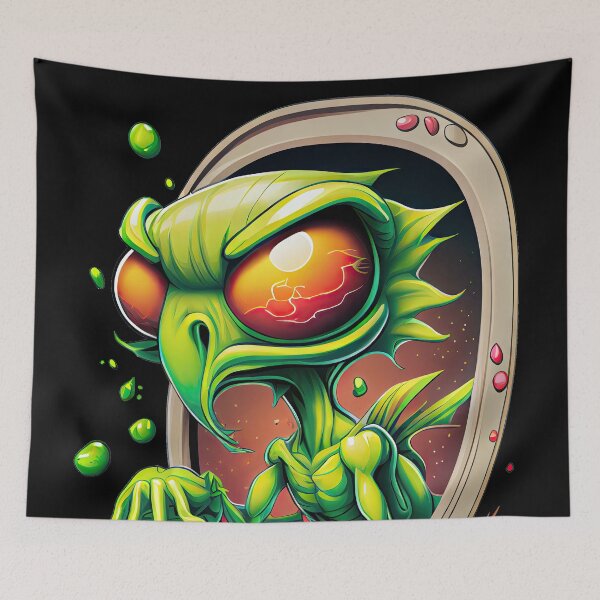 Item preview, Cool Relaxed Green Alien designed and sold by Piotrek0001.