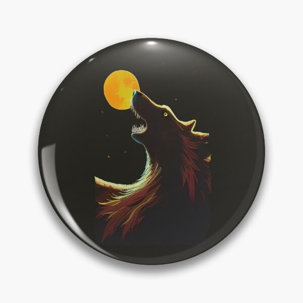 Item preview, Wolf swallowing the sun (#06) designed and sold by SolidEarthArt.