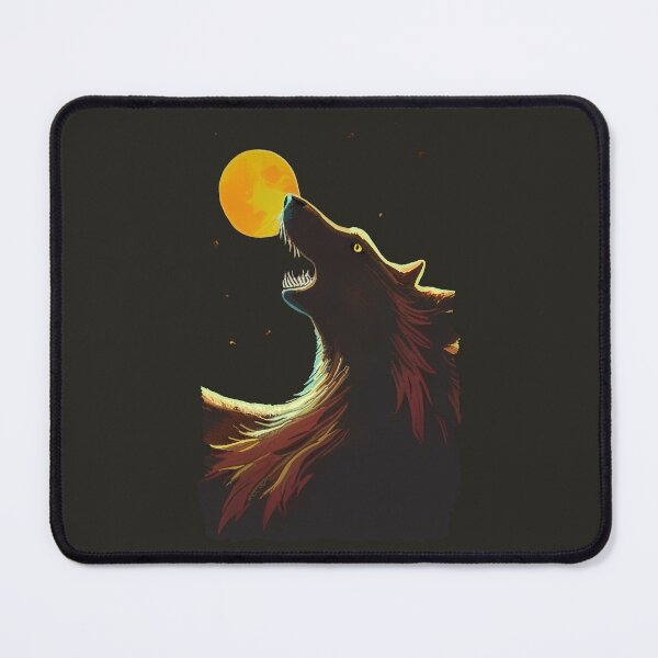 Item preview, Wolf swallowing the sun (#06) designed and sold by SolidEarthArt.