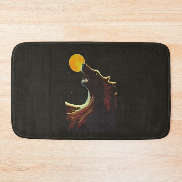 Item preview, Wolf swallowing the sun (#06) designed and sold by SolidEarthArt.