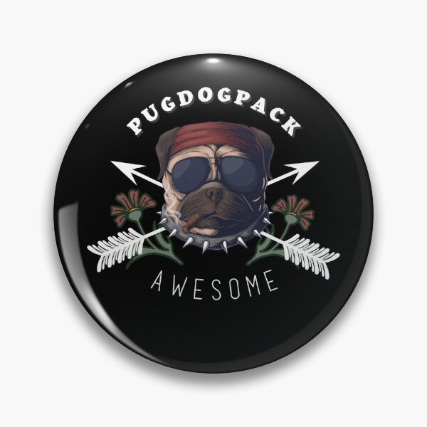 Item preview, Pugdog Pack Awesome(style 3) designed and sold by SlimAwayhaha.