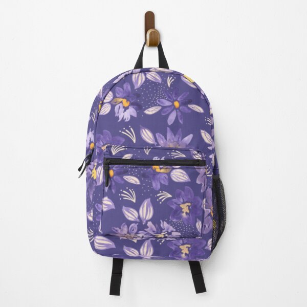 Item preview, purple flower design pattern designed and sold by ChromaMyst.