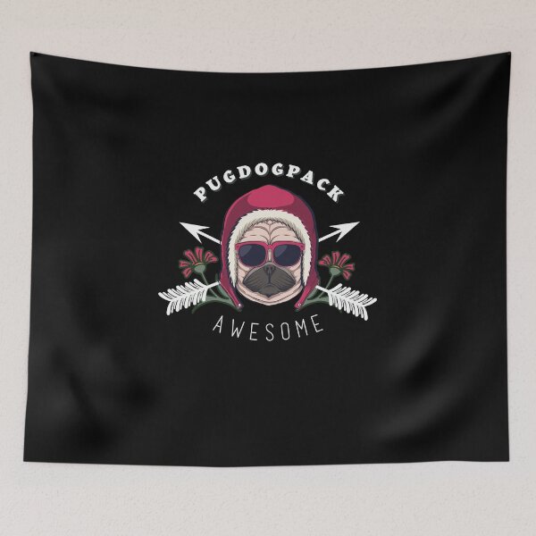 Item preview, Pugdog Pack Awesome(style 4) designed and sold by SlimAwayhaha.