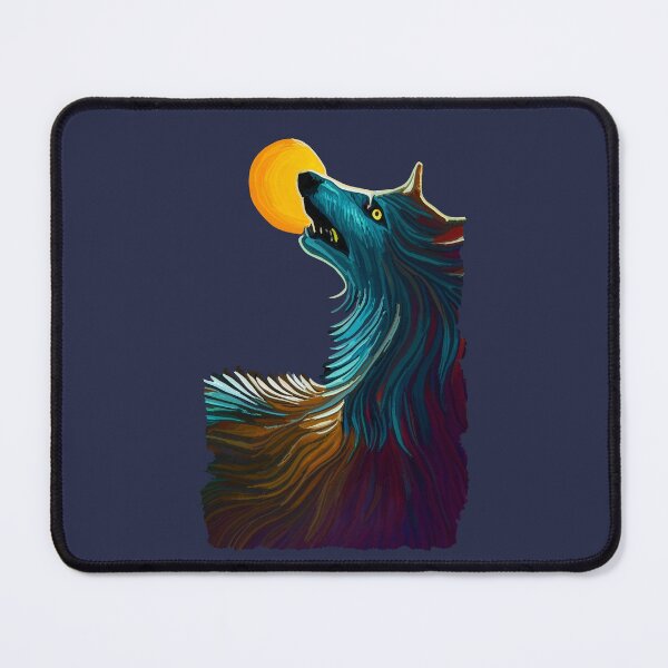Item preview, Wolf swallowing the sun (#07) designed and sold by SolidEarthArt.